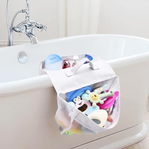 Wenai Large 2-Compartment Bath Toy Organizer
