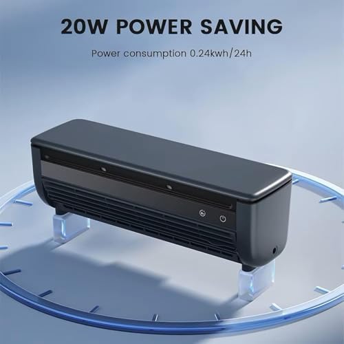 Mini Wall Mounted AC Fan with Remote Control