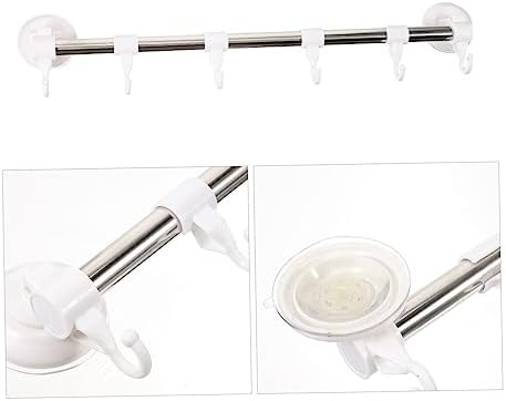 Adjustable Suction Cup Towel Bar Hooks for Wall Mount