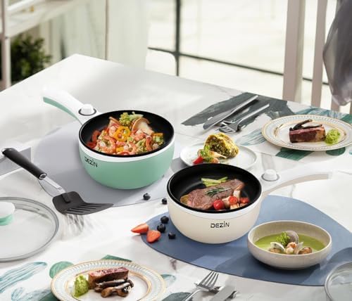 Dezin Hot Pot Electric with Steamer 15L Compact Cooker