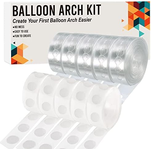 ALLFUN Balloon Arch Kit 82ft DIY Garland with 500Pcs Glue Dots Tape