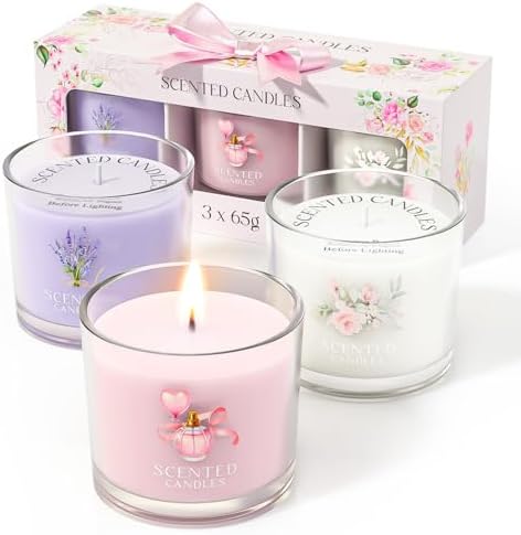 Scented Candle Gift Set for Stress Relief