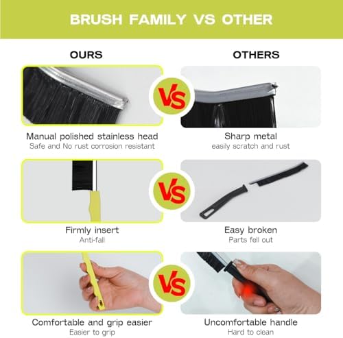 Crevice Cleaning Brush for Home Kitchen Bathroom