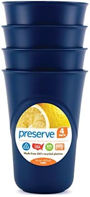 Preserve Everyday 16 Ounce Cups Set of 4 Blue