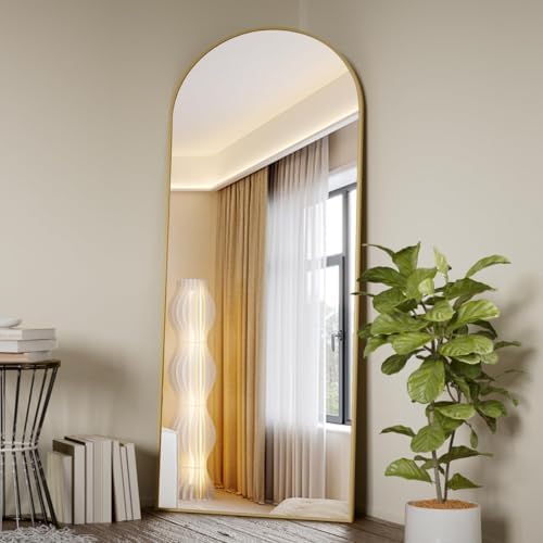 Koonmi 65x24 Arched Gold Full Length Mirror