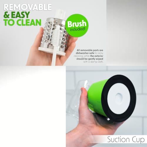 WOODYBITES Cheese Grater Rotary - Multi Function Kitchen Tool