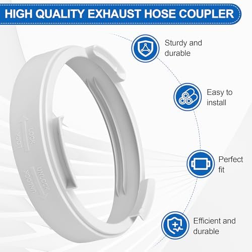 59 Inch Portable AC Hose Coupler Exhaust Adapter