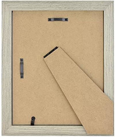 MCS Studio Gallery 8x10 Picture Frame Gray Woodgrain 4-Pack