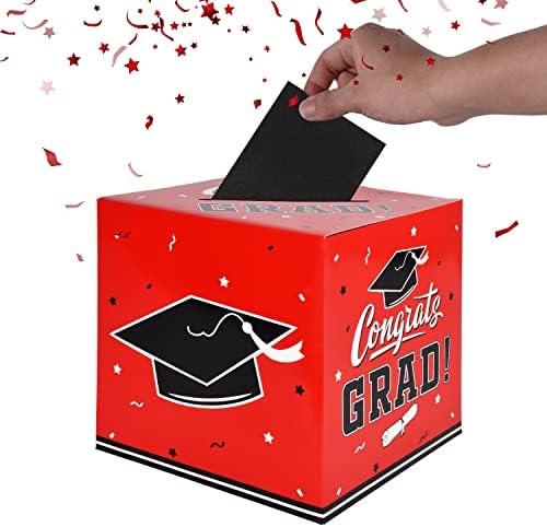 Gatherfun Graduation Card Box 2025 Red