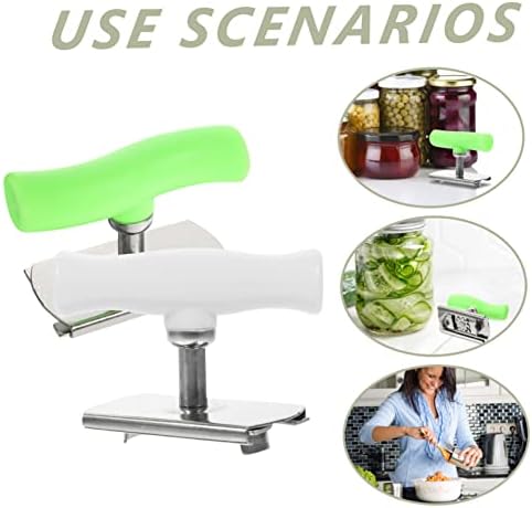 SHOWERORO 2pcs Jar Lid Opener With Rotating Handle And Keychain Design