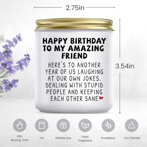 Jonico Lavender Candle Birthday Gift for Women
