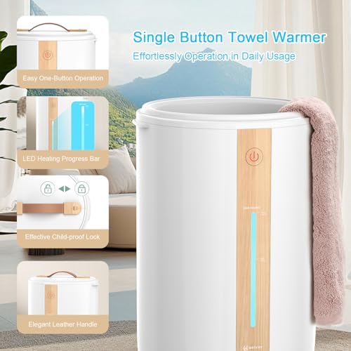 Keenray Towel Warmer with Heating Progress Bar and Fragrance Holder
