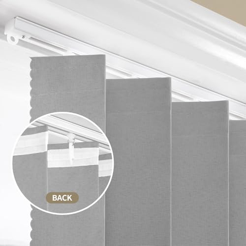 Rinhartex Blackout Accordion Curtain with Track