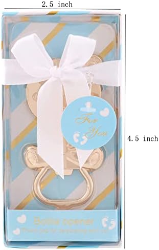 15 Pack Bear Bottle Opener Baby Shower Favor