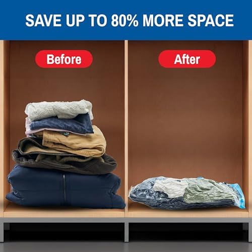 10 Pack Vacuum Storage Bags for Comforters Blankets Clothes