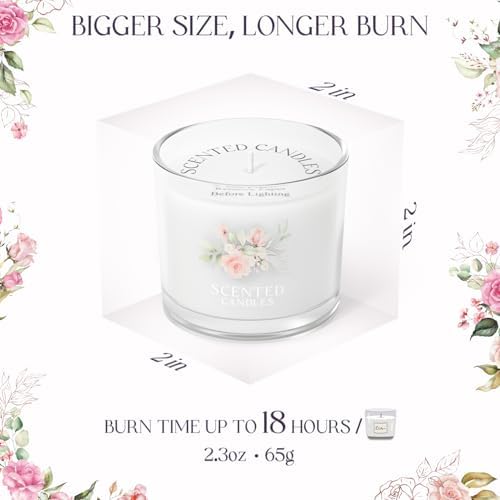 Scented Candle Gift Set for Stress Relief