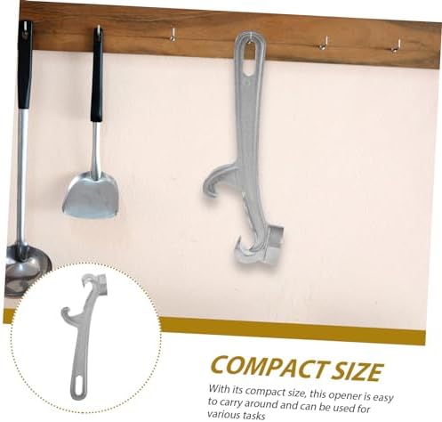 FUNOMOCYA Can Opener with Wrench and Chain for Manual Use