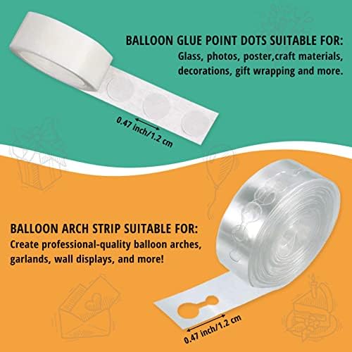 ALLFUN Balloon Arch Kit 82ft DIY Garland with 500Pcs Glue Dots Tape
