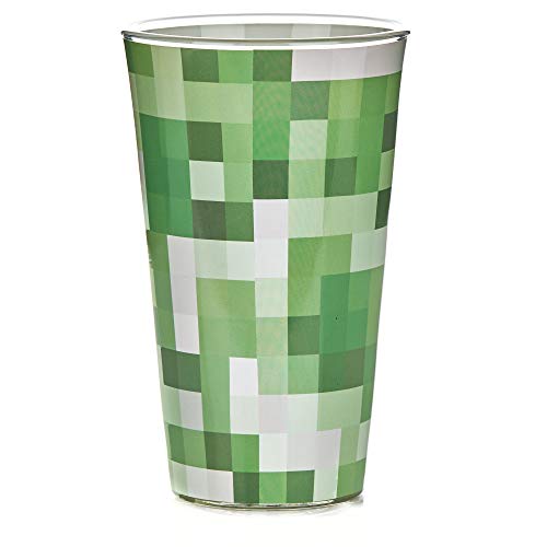 Paladone Minecraft Creeper Glass Tumbler 14 oz