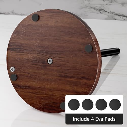Wooden Paper Towel Holder with Stainless Steel Rods