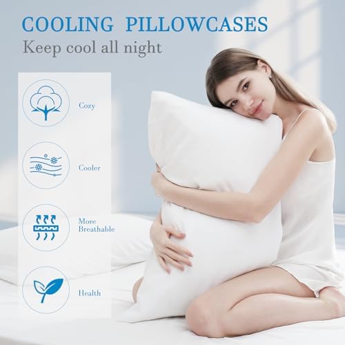 Avolare Cooling Pillowcases 20x26 White 1
