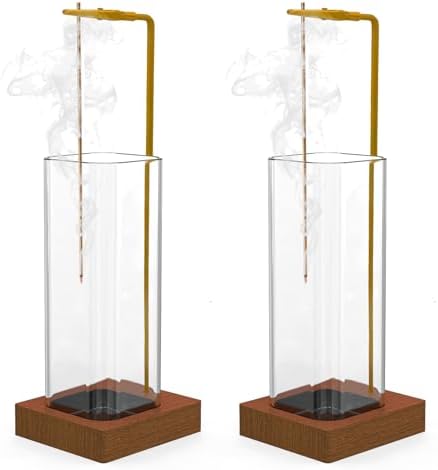 2 Pack Incense Holders - Anti-Ash Flying Modern Design