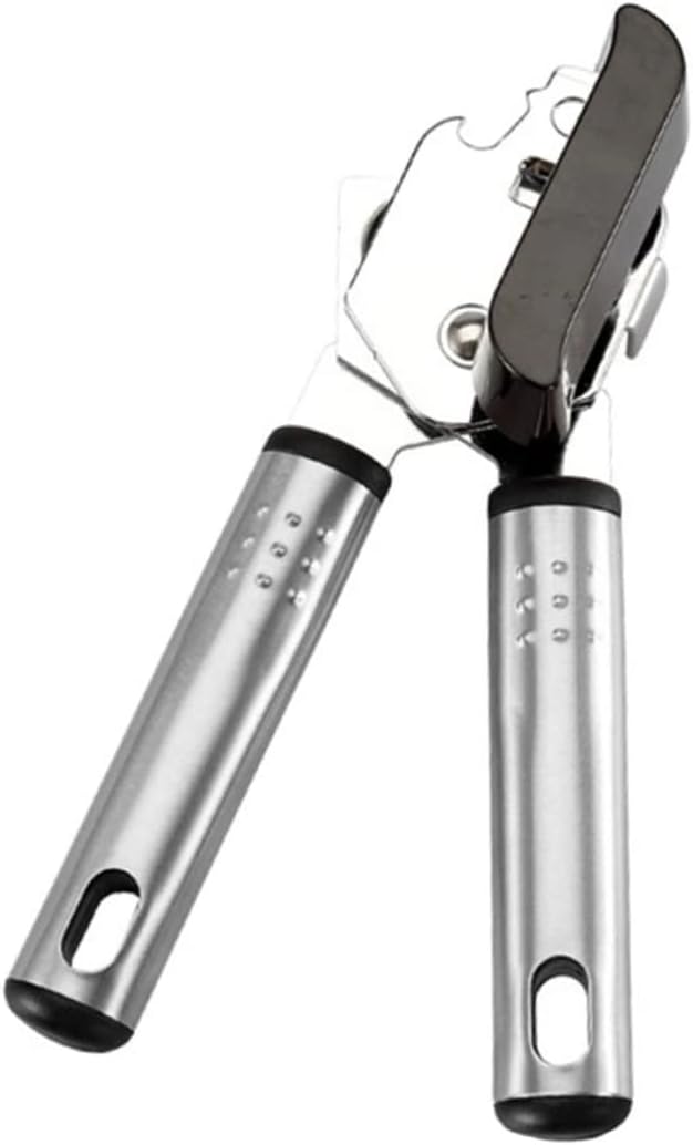 DECHOUS Manual Can Opener with Lid Lifter and Anti-Slip Grips