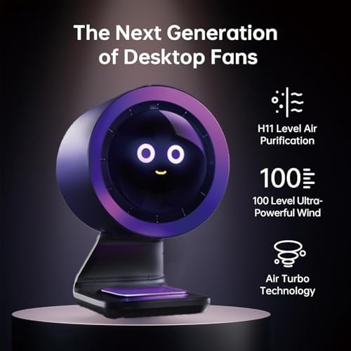 DRAYMAT 24 Hour Table Fan with Air Purifier