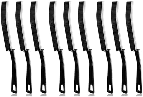 9 PCS Crevice Cleaning Brush Set with Hard Bristles