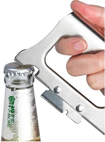Sturdy Stainless Steel Manual Can Opener with Large Handle