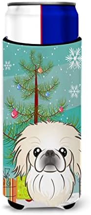 Carolines Treasures Christmas Tree Can Cooler for Slim Cans