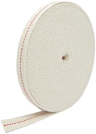 12 Inch Cotton Oil Wick - 164ft Roll for Kerosene Lanterns