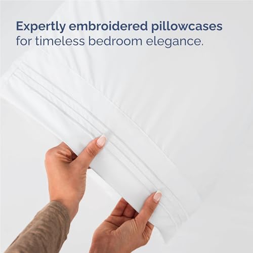 CGK Unlimited 4 Piece Full Size Sheet Set White