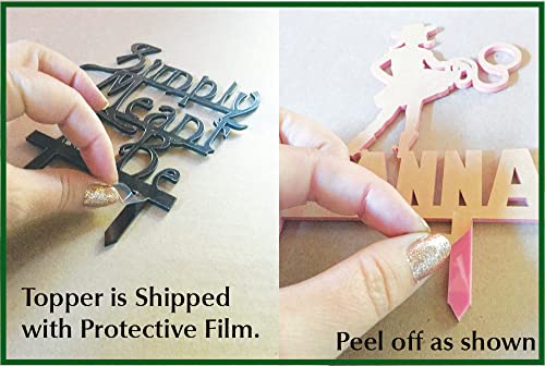 Star Wars Jedi Wedding Cake Topper Personalized