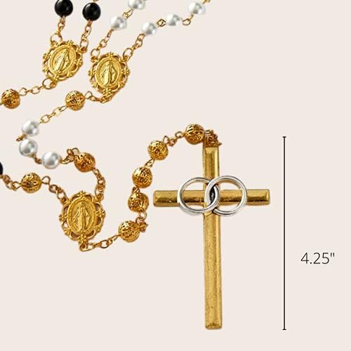 Wedding Lasso Rosary with Case and Cross