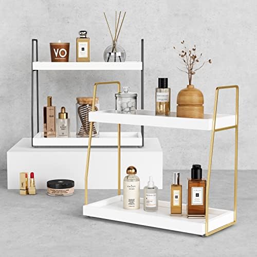 Forbena 2 Tier Bathroom Organizer Countertop Shelf