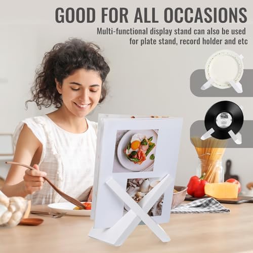 Sunnychicc Bamboo Cookbook Stand for Kitchen