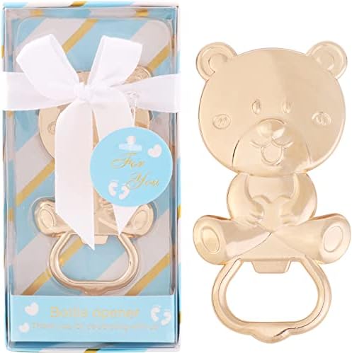 15 Pack Bear Bottle Opener Baby Shower Favor