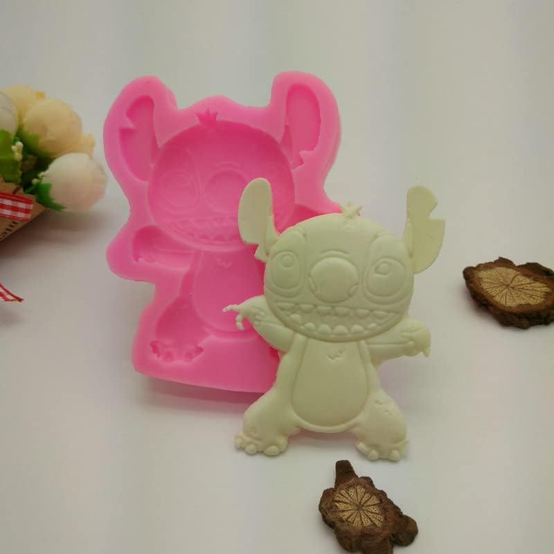 Guratapa Cartoon Anime Silicone Molds for DIY Fondant and Candy Making