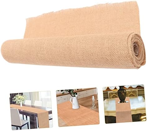 Natural Linen Table Runner for Wedding and Party Decor