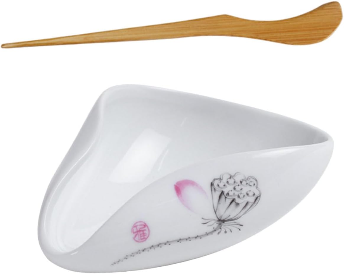 Ceramic Tea Scoop Set for Loose Tea and Coffee