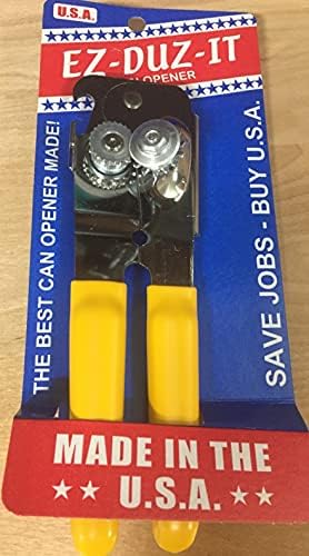 Deluxe Yellow Can Opener With Heavy Duty Handles