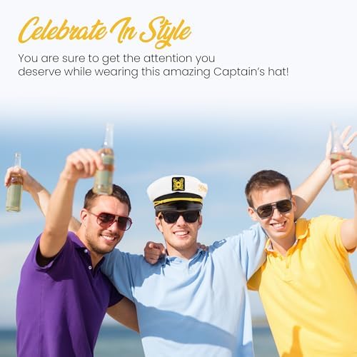 Bachelor Party Captains Hat - Groom to Be Nautical Headwear