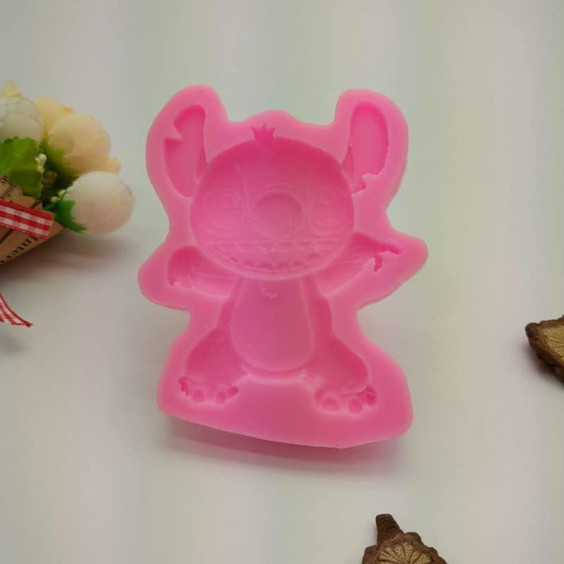 Guratapa Cartoon Anime Silicone Molds for DIY Fondant and Candy Making