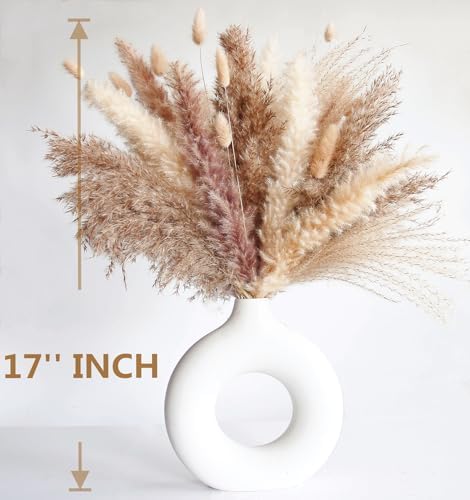 ANPROOR Dried Pampas Grass Decor 120 PCS Set