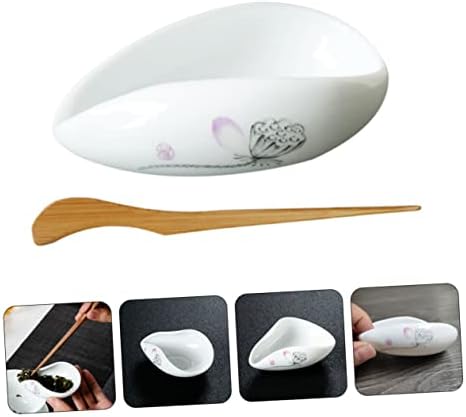 Ceramic Tea Scoop Set for Loose Tea and Coffee