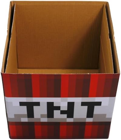 Foldable Pixelated Storage Box with Lid