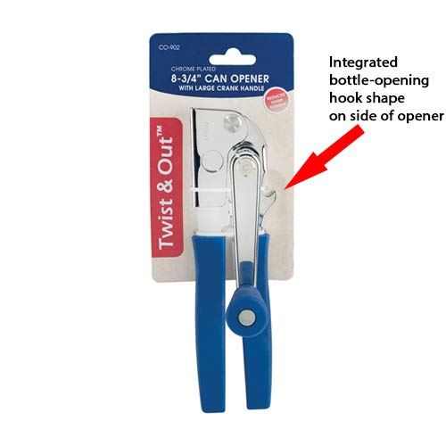 Winco Twist Out Can Opener with Crank Handle