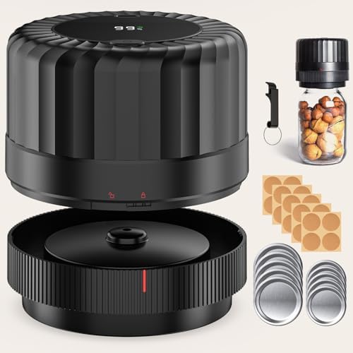 HTPOW Fully Automatic Mason Jar Vacuum Sealer Kit