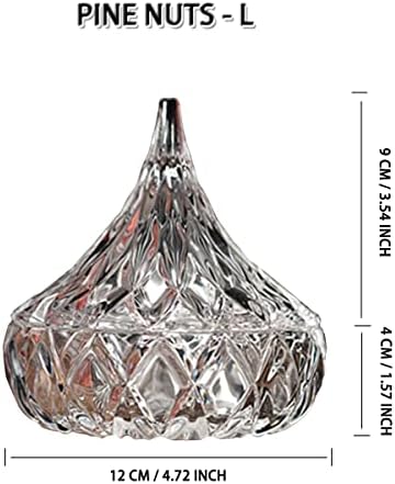 Transparent Crystal Jar With Lid - Elegant Storage And Display